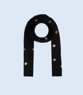 A4976-BLACK-Scarf For Women