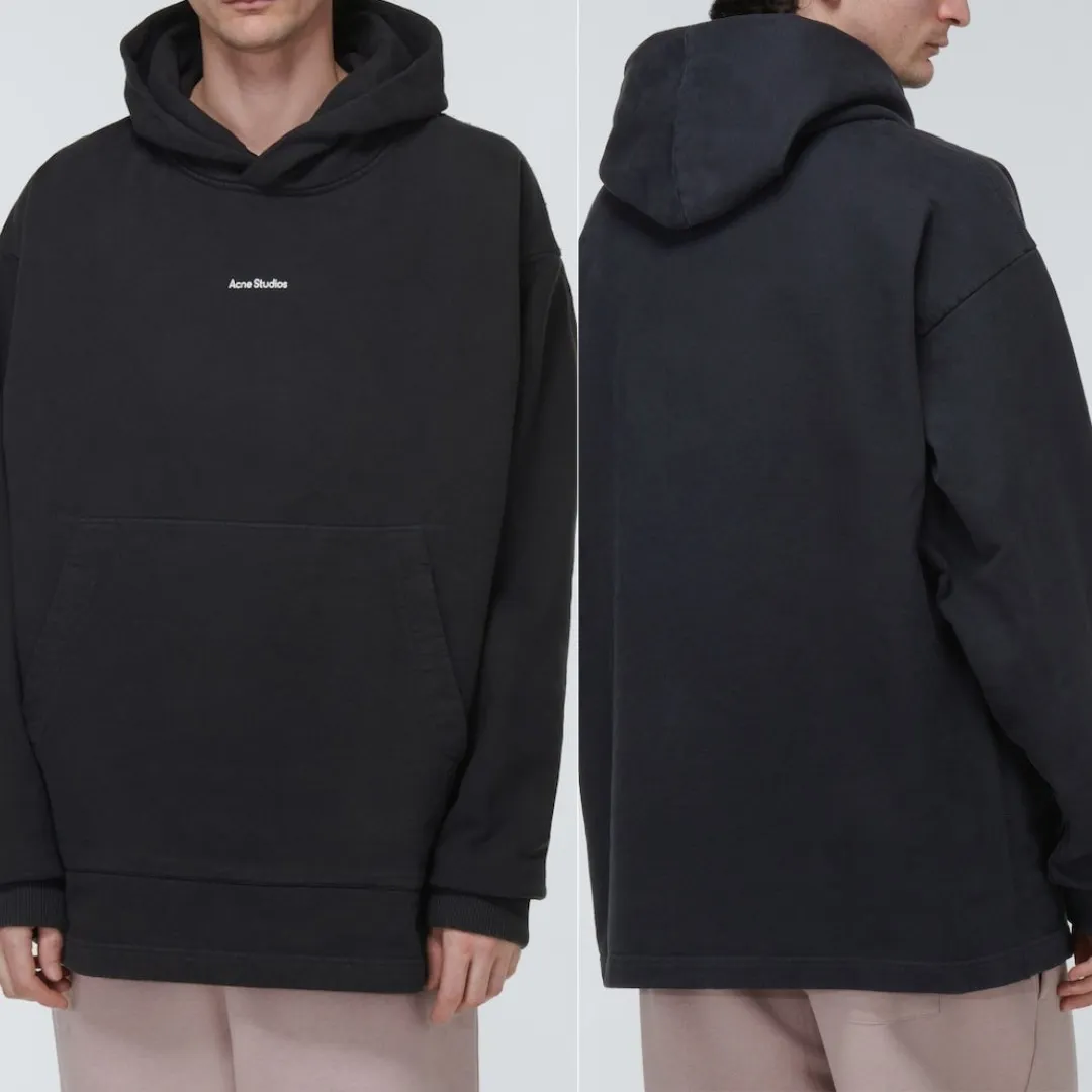 Acne Studios  |Unisex Street Style Long Sleeves Plain Cotton Logo Designers