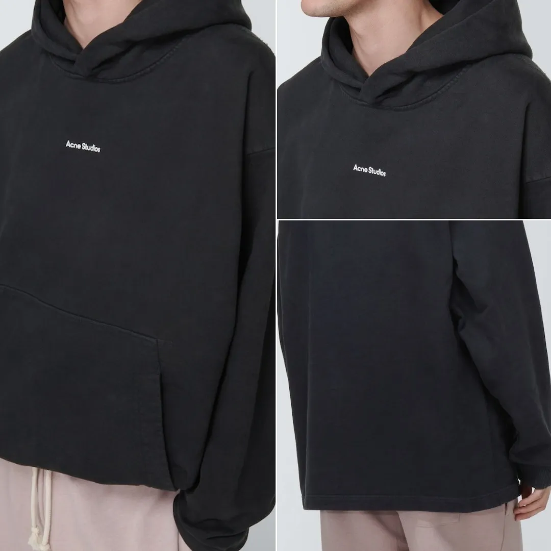 Acne Studios  |Unisex Street Style Long Sleeves Plain Cotton Logo Designers