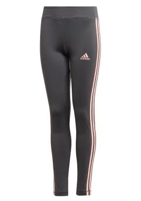 Adidas Girls Training Equipment 3-Stripes Leggings  GE0468