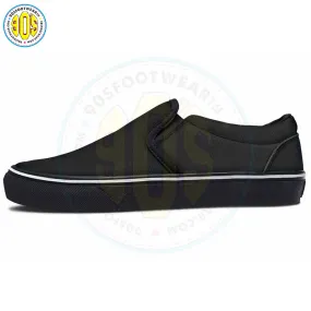 All Black Classic Vans Sneaker Slipons Shoes