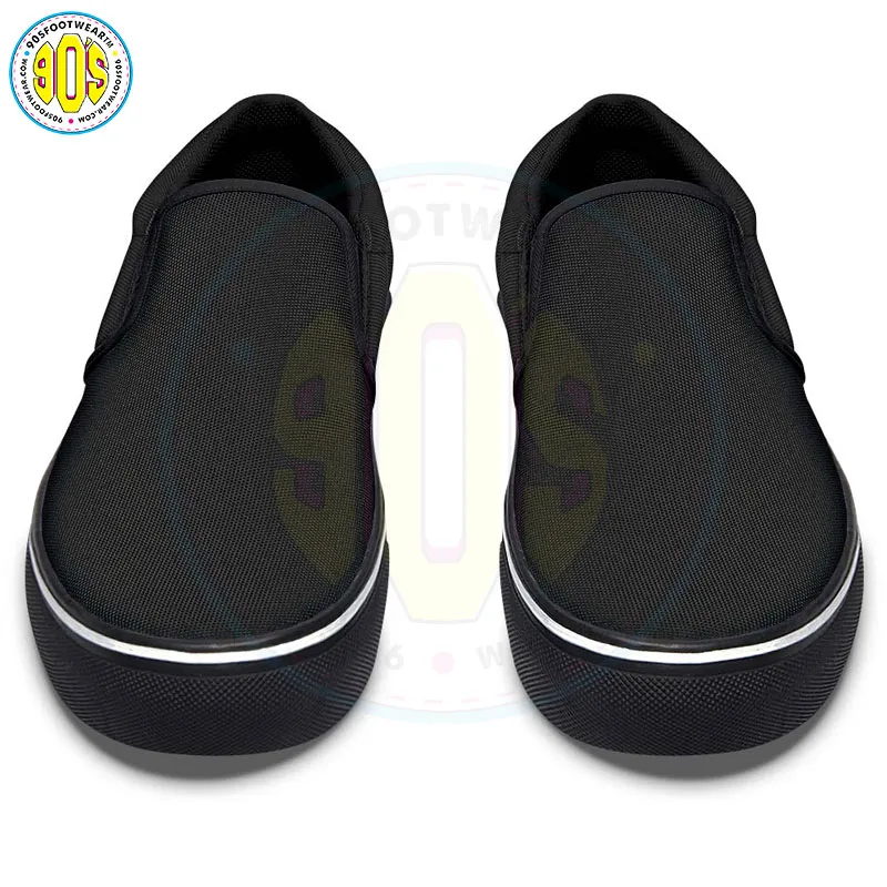 All Black Classic Vans Sneaker Slipons Shoes