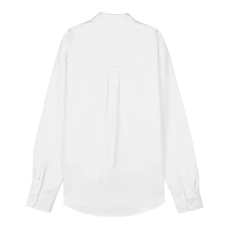 AMI PARIS  |Button-down Unisex Street Style Long Sleeves Cotton Logo