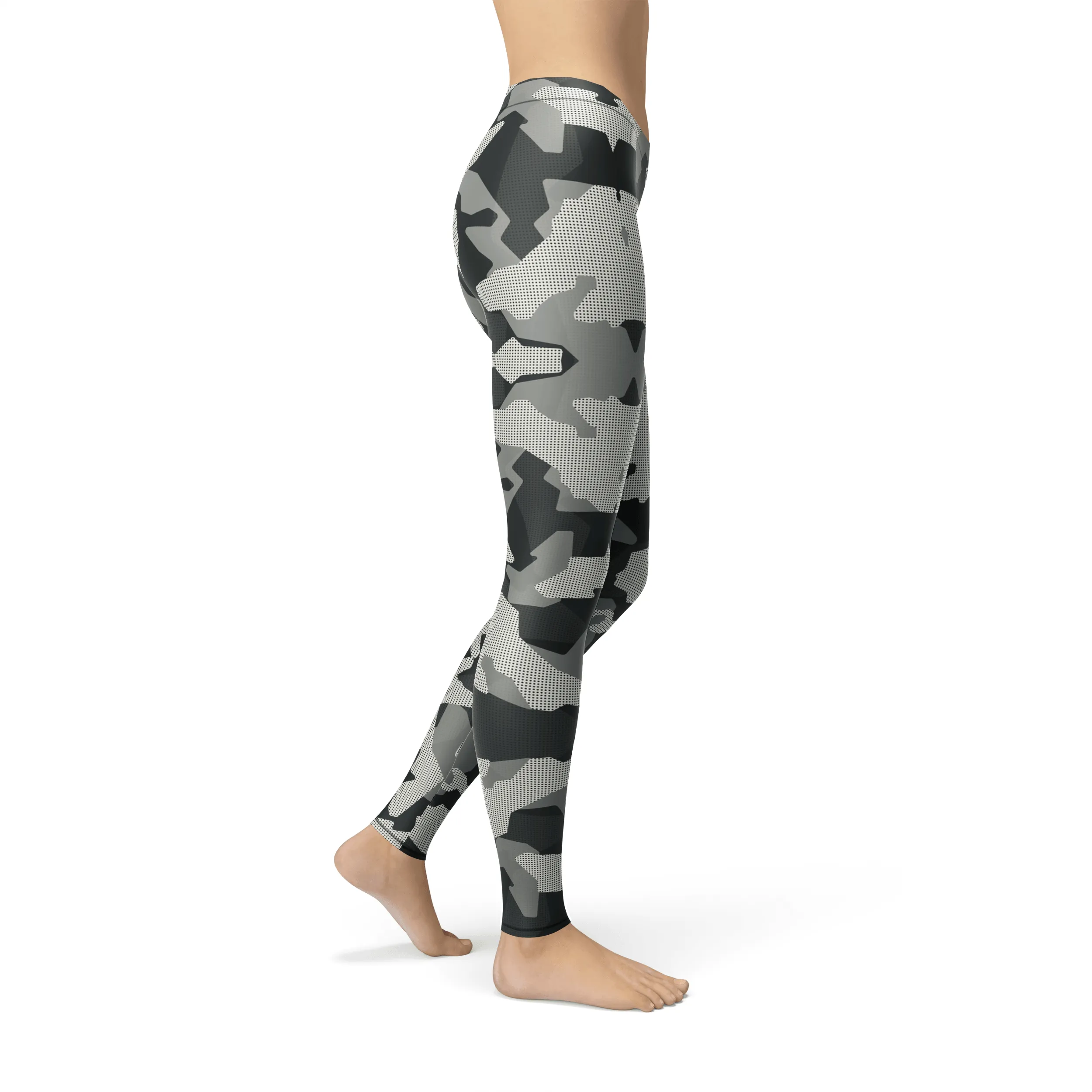 Avery Digital Grey Camo Leggings