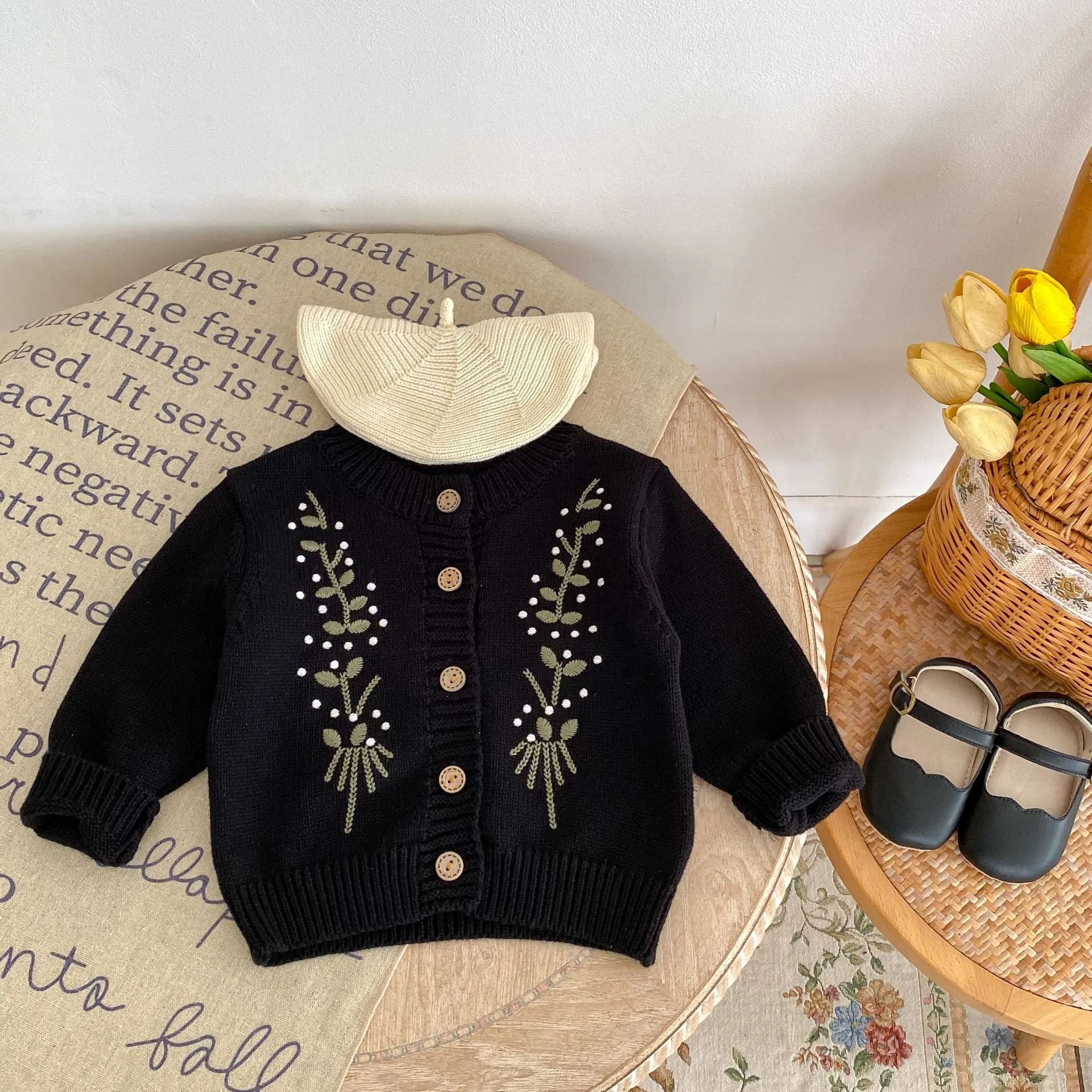 Baby Kid Girls Embroidered Vests Waistcoats And Cardigan Wholesale 230828346