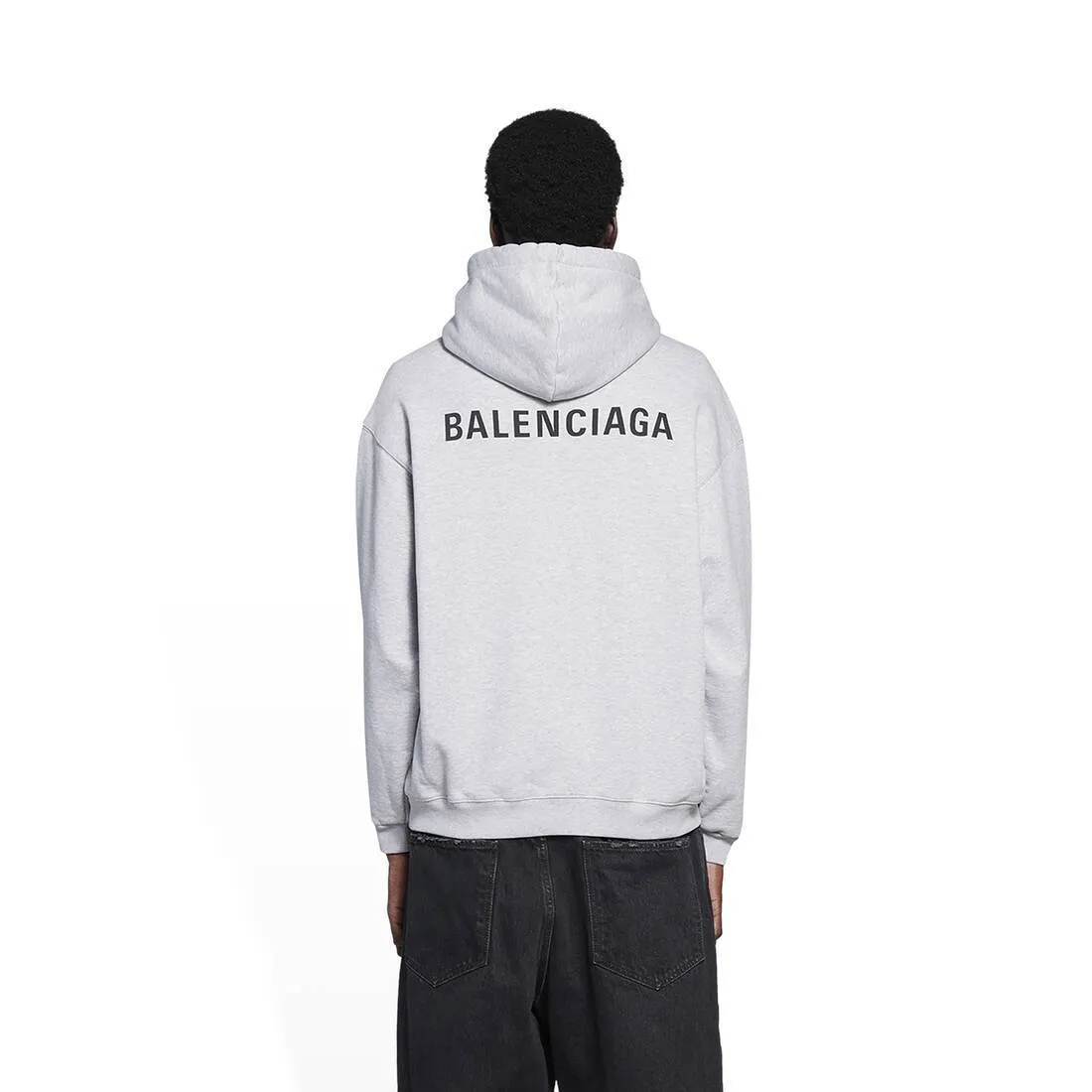 BALENCIAGA  |Street Style Long Sleeves Plain Cotton Oversized Logo Luxury