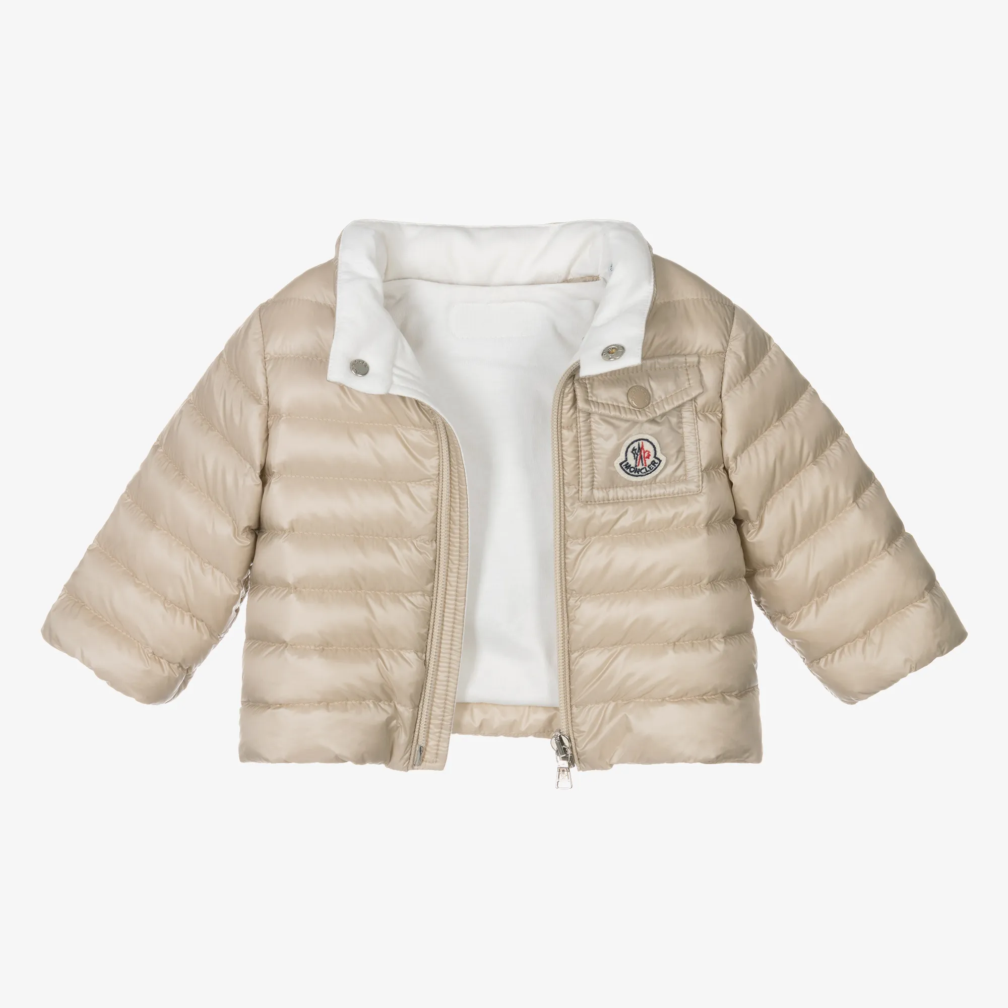 Beige Baigal Down Puffer Jacket