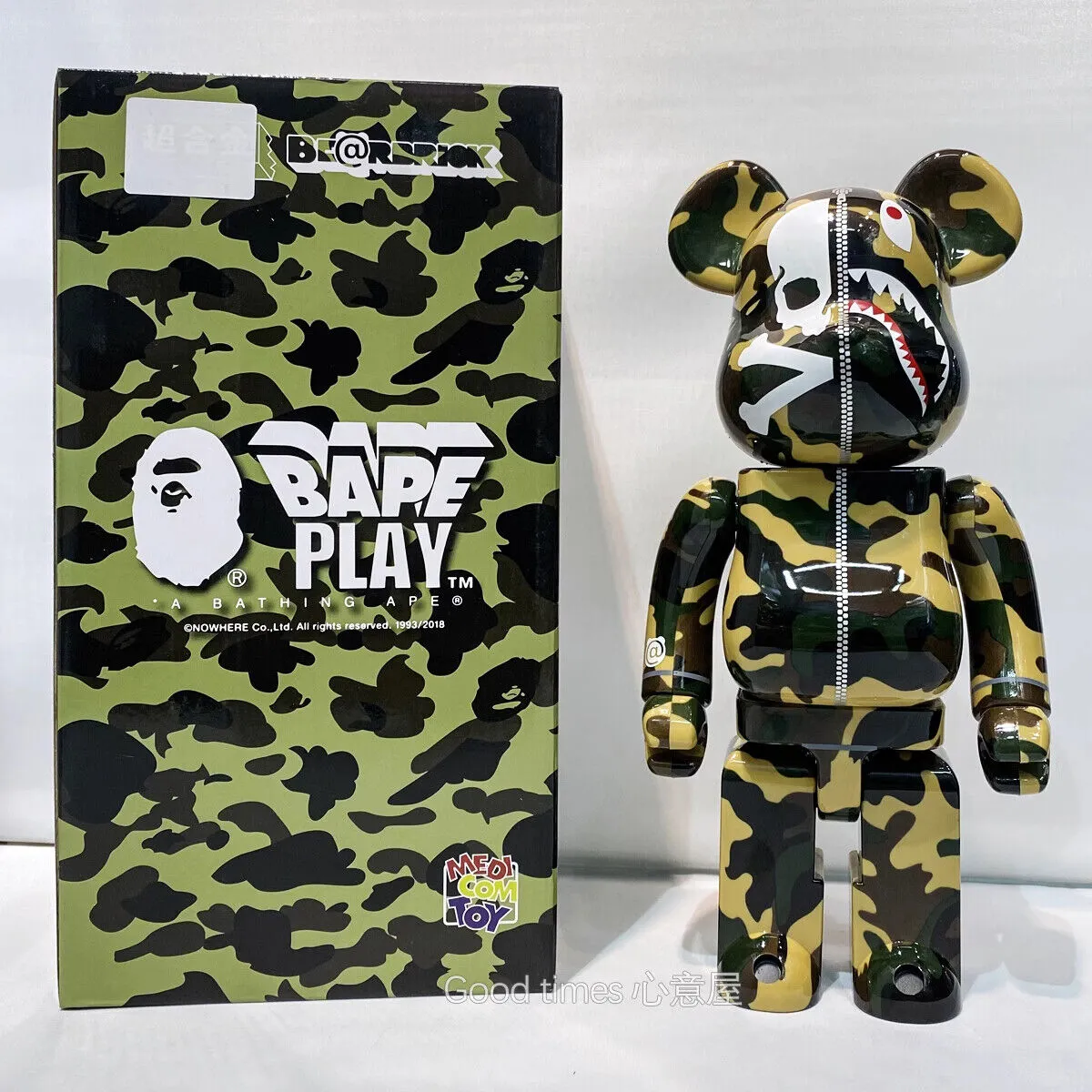 BE@RBRICK 400% Bluetooth Speaker Building Block Violent Bear Collectible Figure