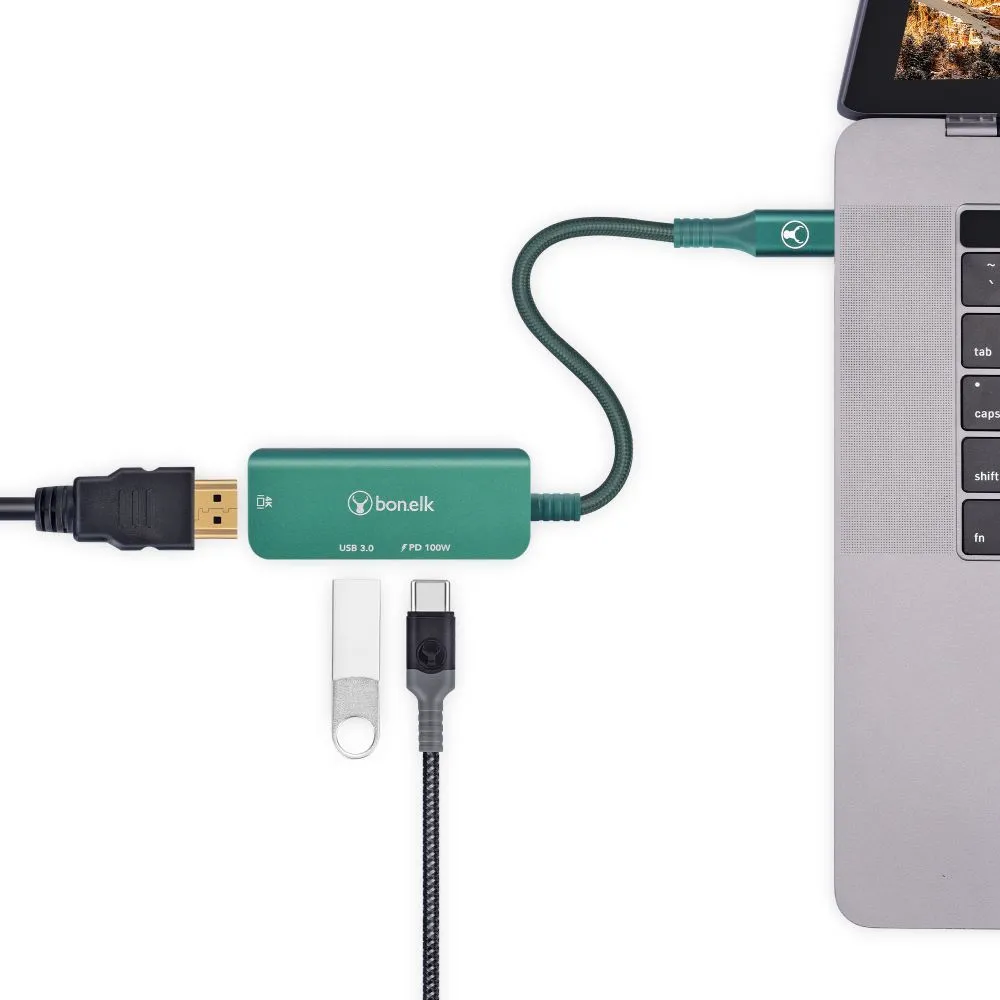 Bonelk Long-Life 3-in-1 Multiport Hub