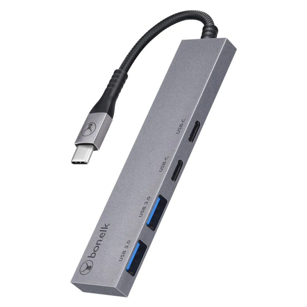 Bonelk Long-Life USB-C 4-in-1 Multiport Slim Hub