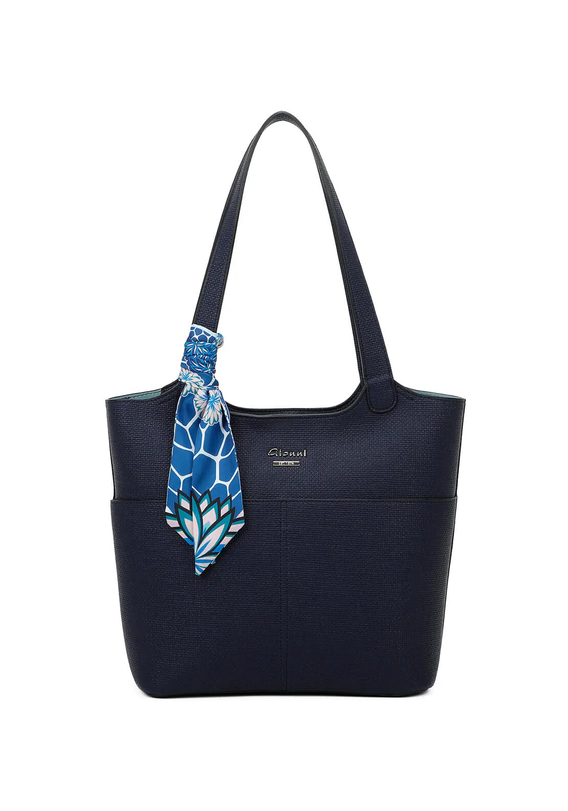 Borneo Shoulder Tote Bag & Scarf