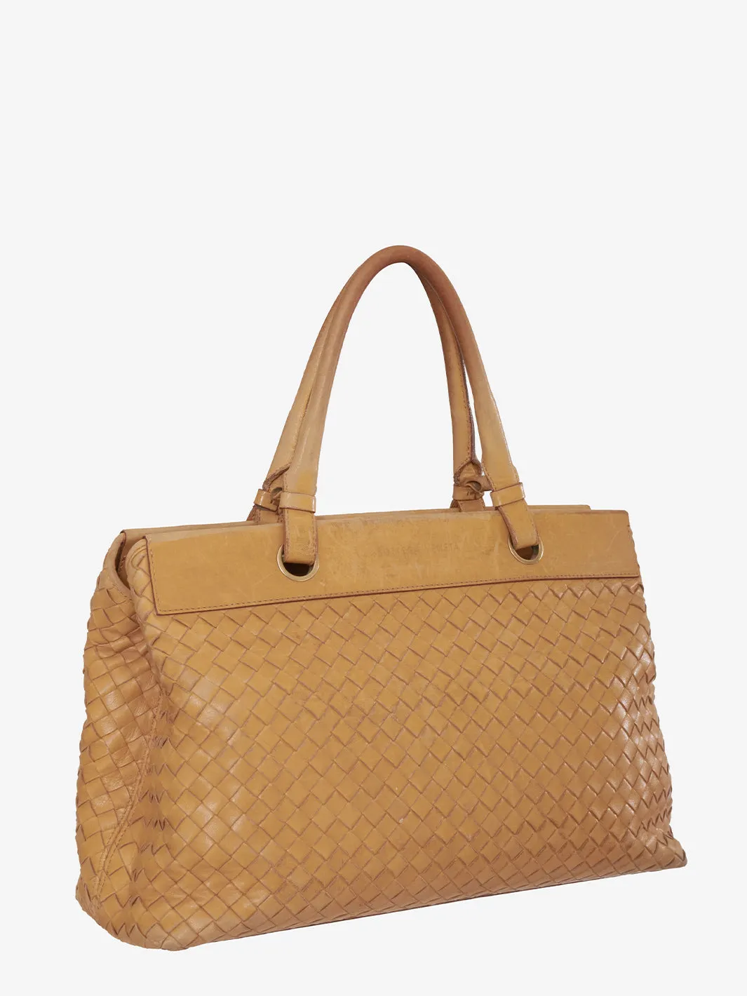 Bottega Veneta Beige Leather Bag