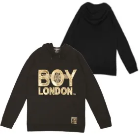 BOY LONDON  |Unisex Studded Street Style Long Sleeves Cotton Fringes