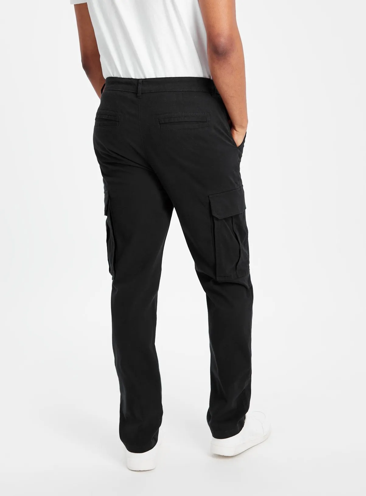 Buy Navy Cargo Trousers 38S | Trousers | Tu