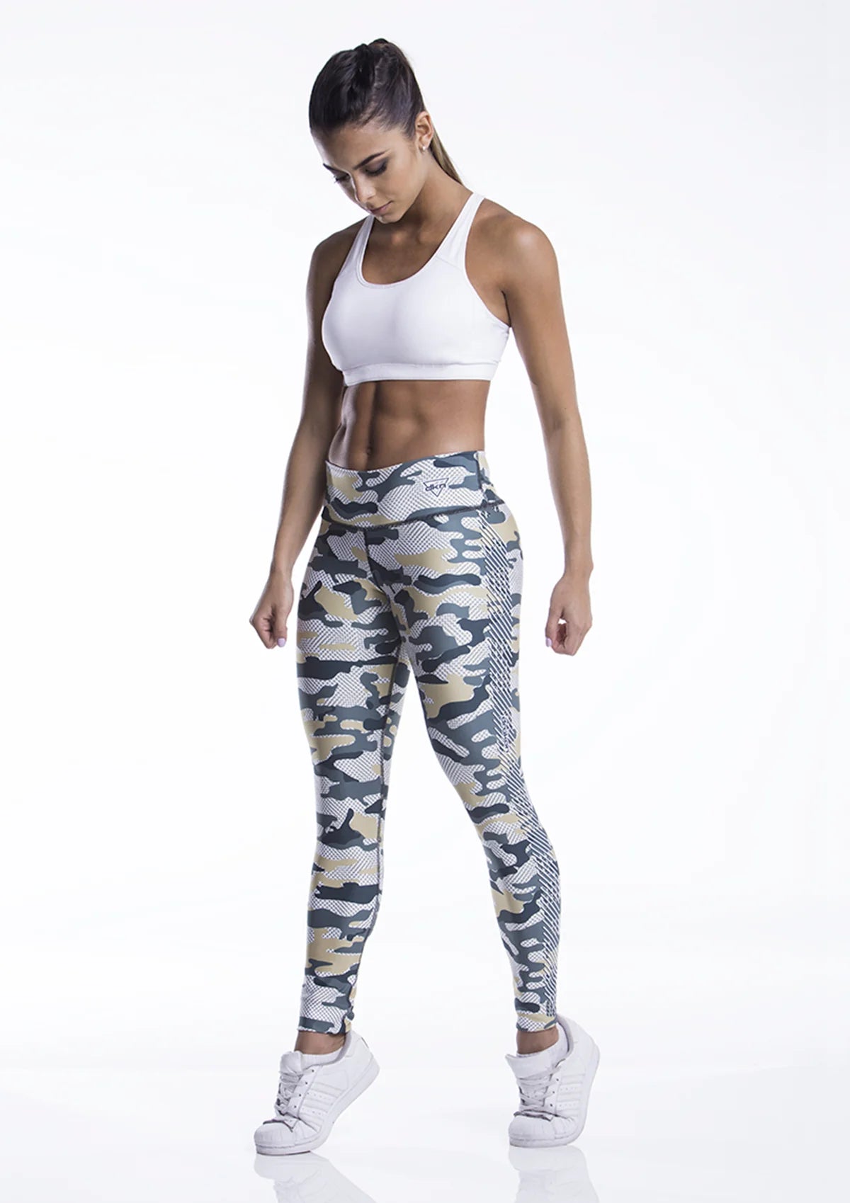 Camouflage Snow - Military Look - Runner - Yoga Pants - Leggings - Fitness - Gym