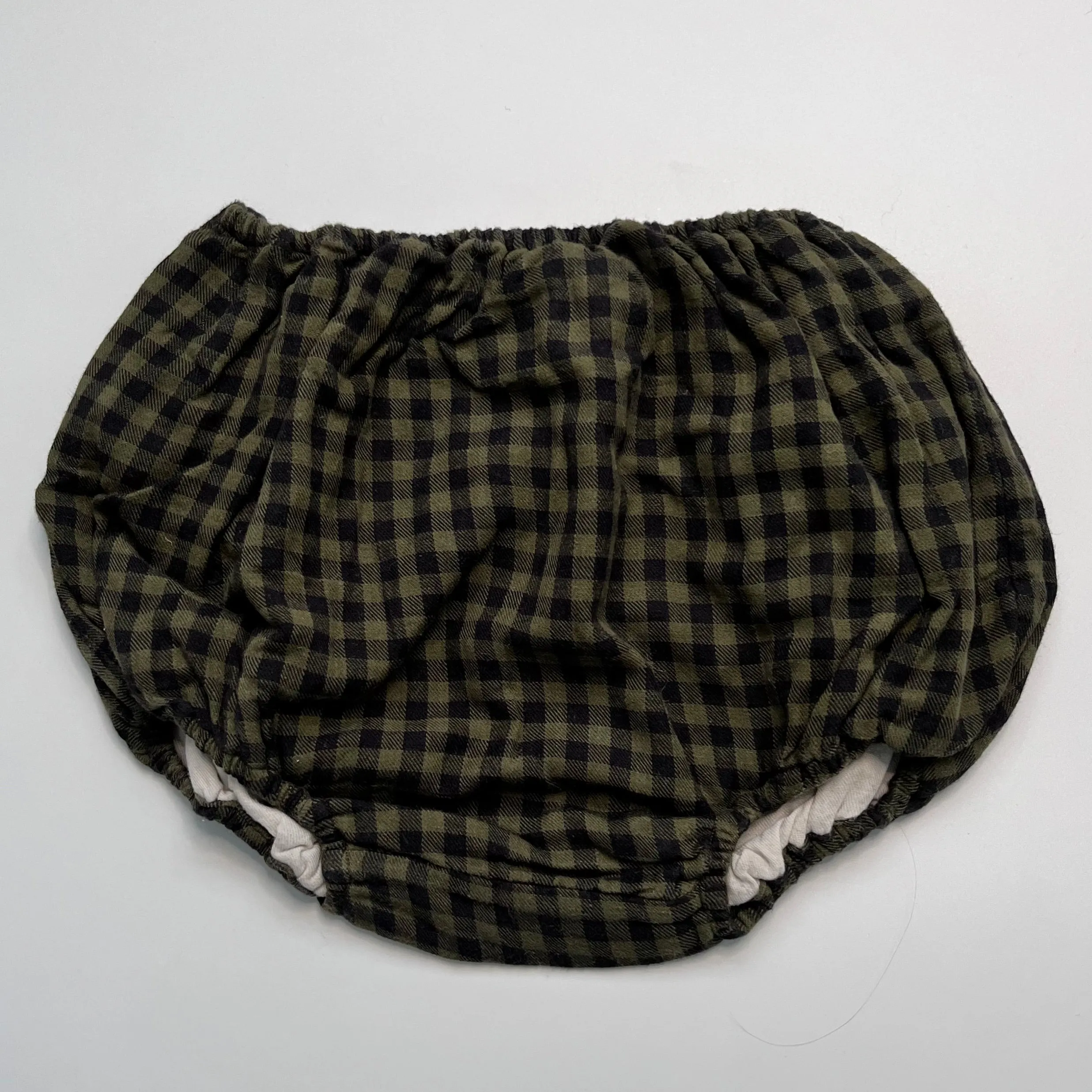 Caramel Check Brushed Cotton Bloomers: 18 Months