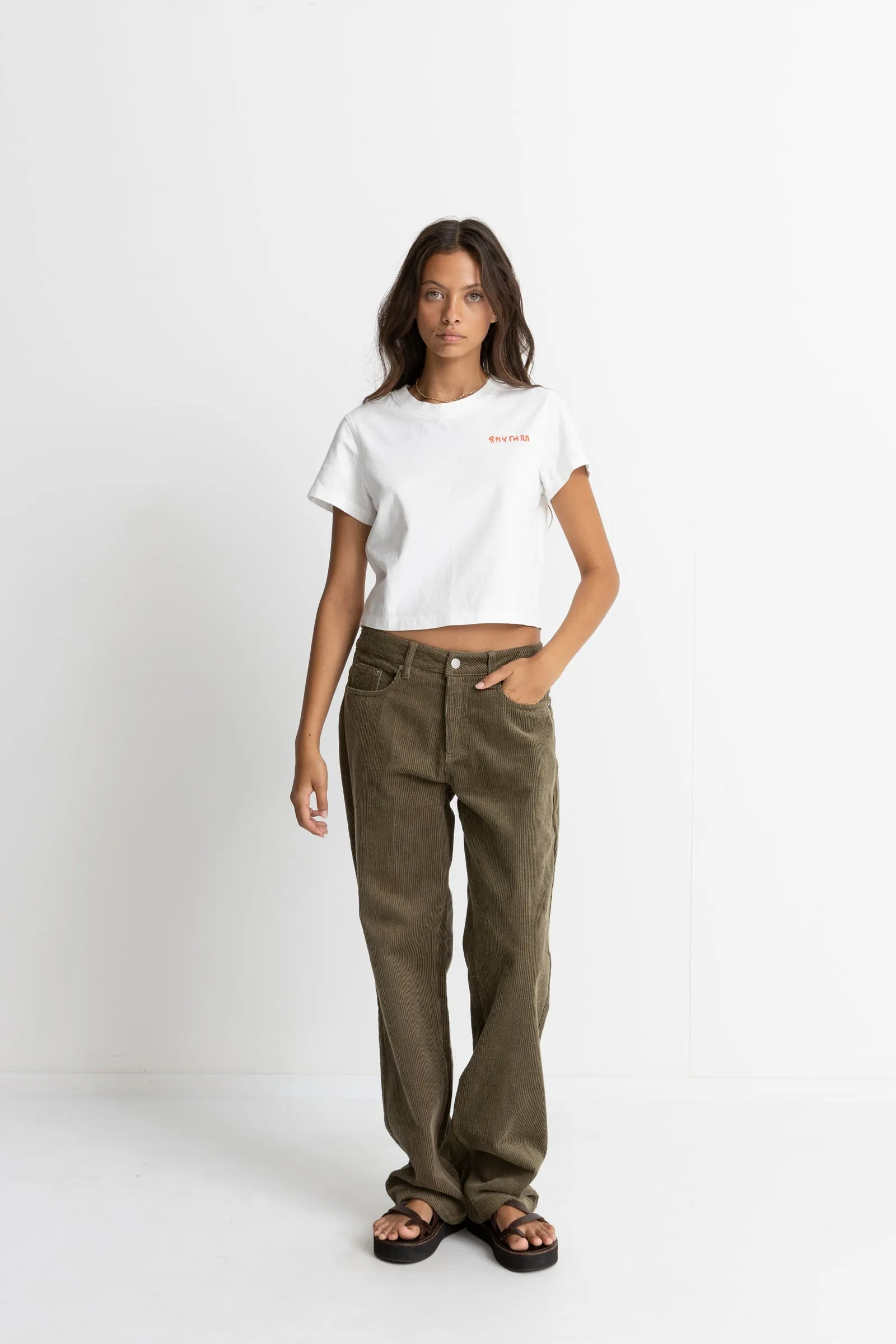 Chloe Low Rise Pant Sage