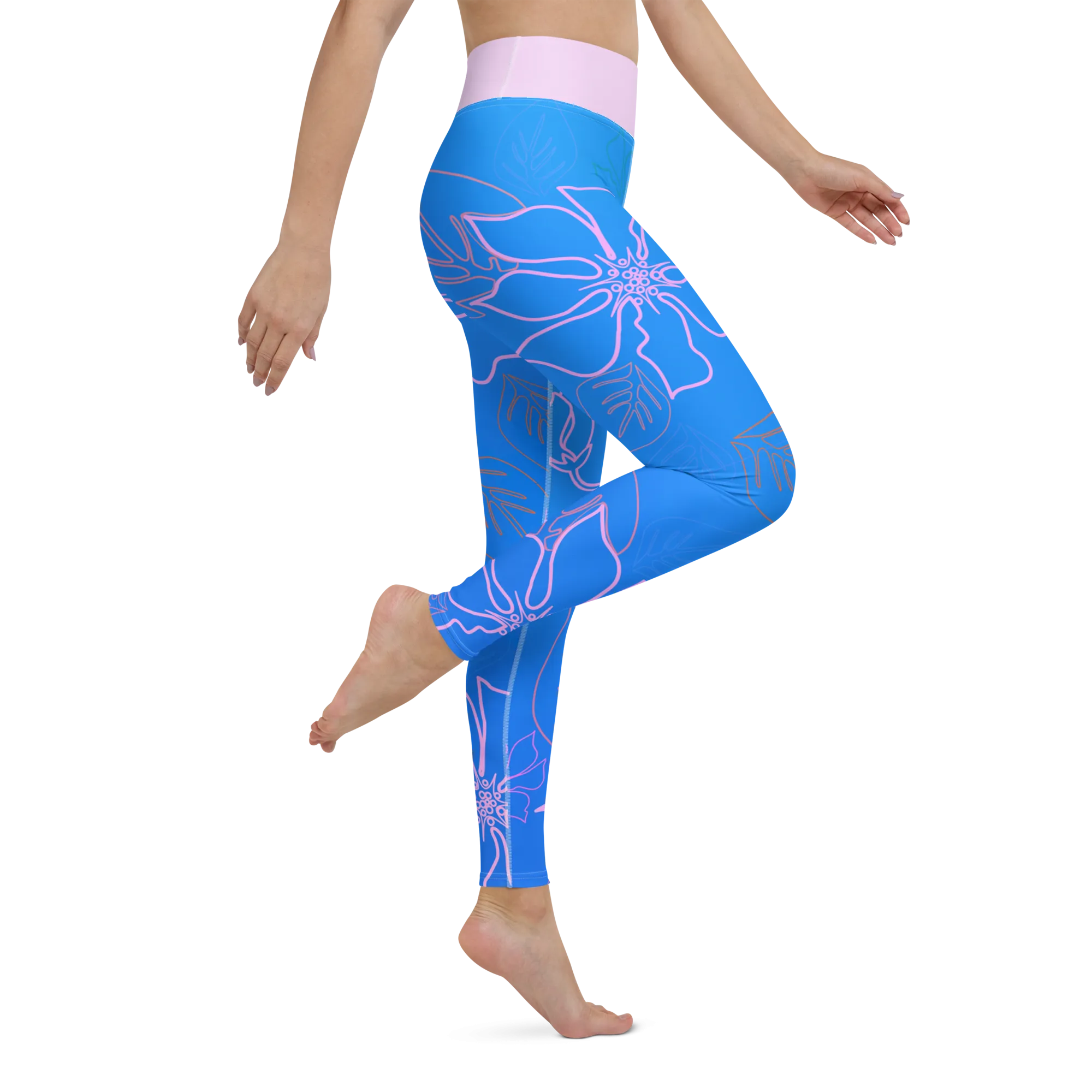 CoastFlex Sport Aloha Full Length Leggings