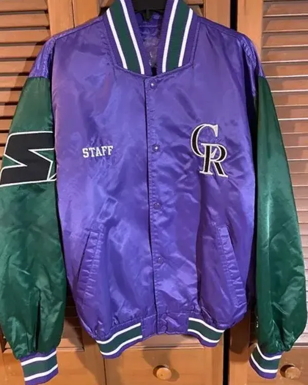 Colorado Rockies Satin Starter jacket - William Jacket