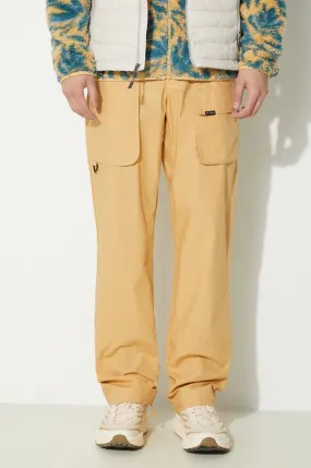 Columbia trousers Landroamer Cargo men's yellow color 2076041