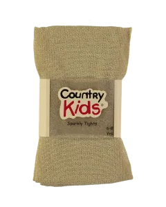 Country Kids Gold Sparkly Tights