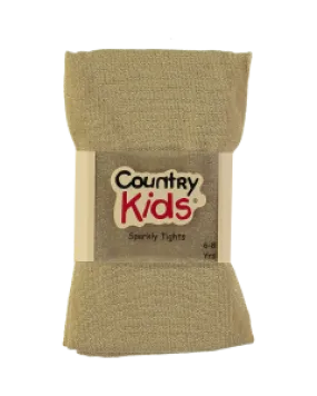 Country Kids Gold Sparkly Tights