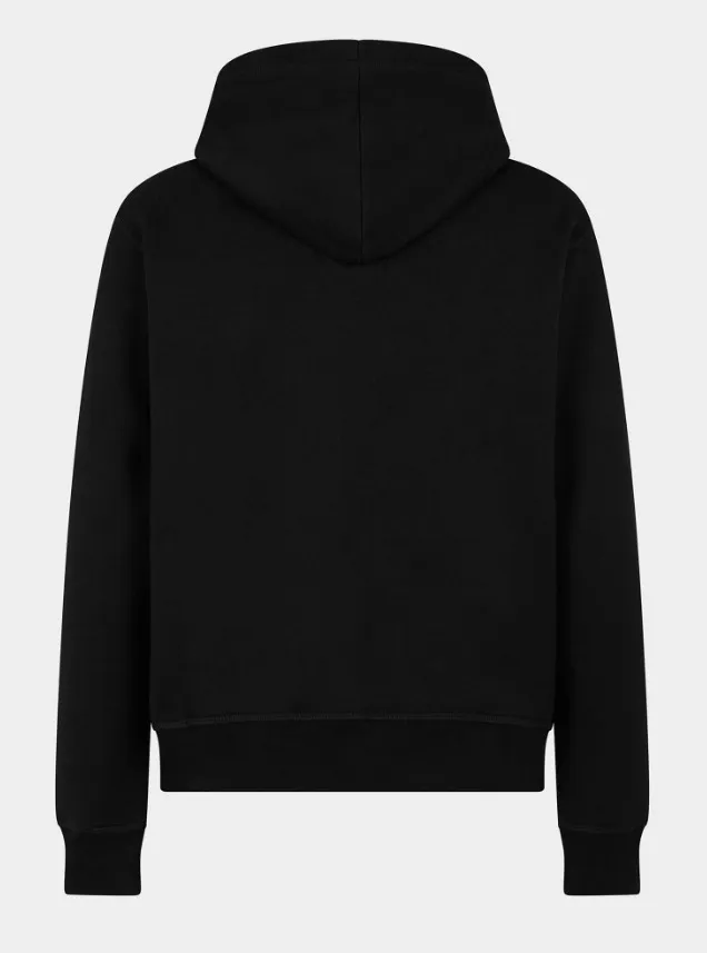 D SQUARED2  |Street Style Long Sleeves Cotton Logo Luxury Hoodies