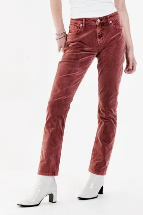 DEAR JOHN DENIM - Blaire High Rise Ankle Slim Straight Corduroy Pants