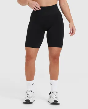 Effortless Seamless Cycling Shorts | Black