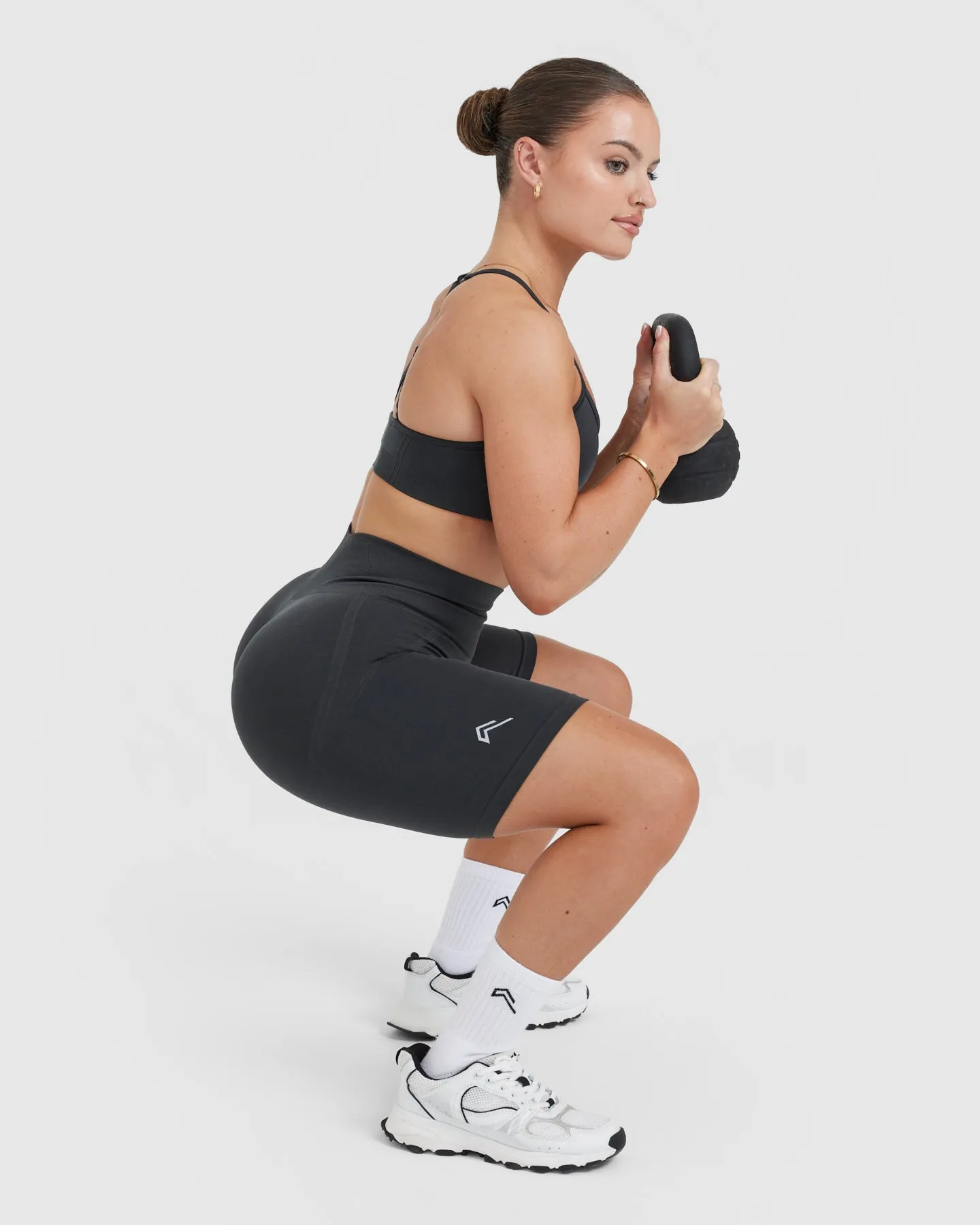 Effortless Seamless Cycling Shorts | Coal