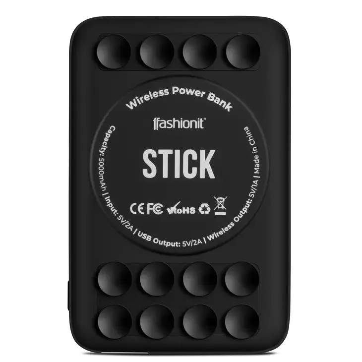 Fashionit STICK 5000 mAh Power Bank Charger - Black