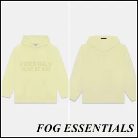 FEAR OF GOD  |Unisex Street Style Long Sleeves Cotton Logo Hoodies