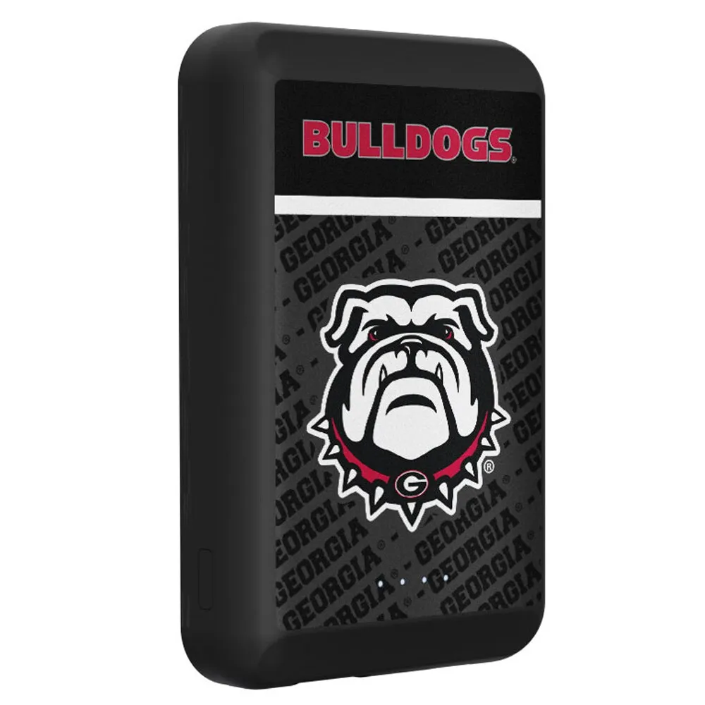 Georgia Bulldogs Endzone Plus Logo Wireless Power Bank