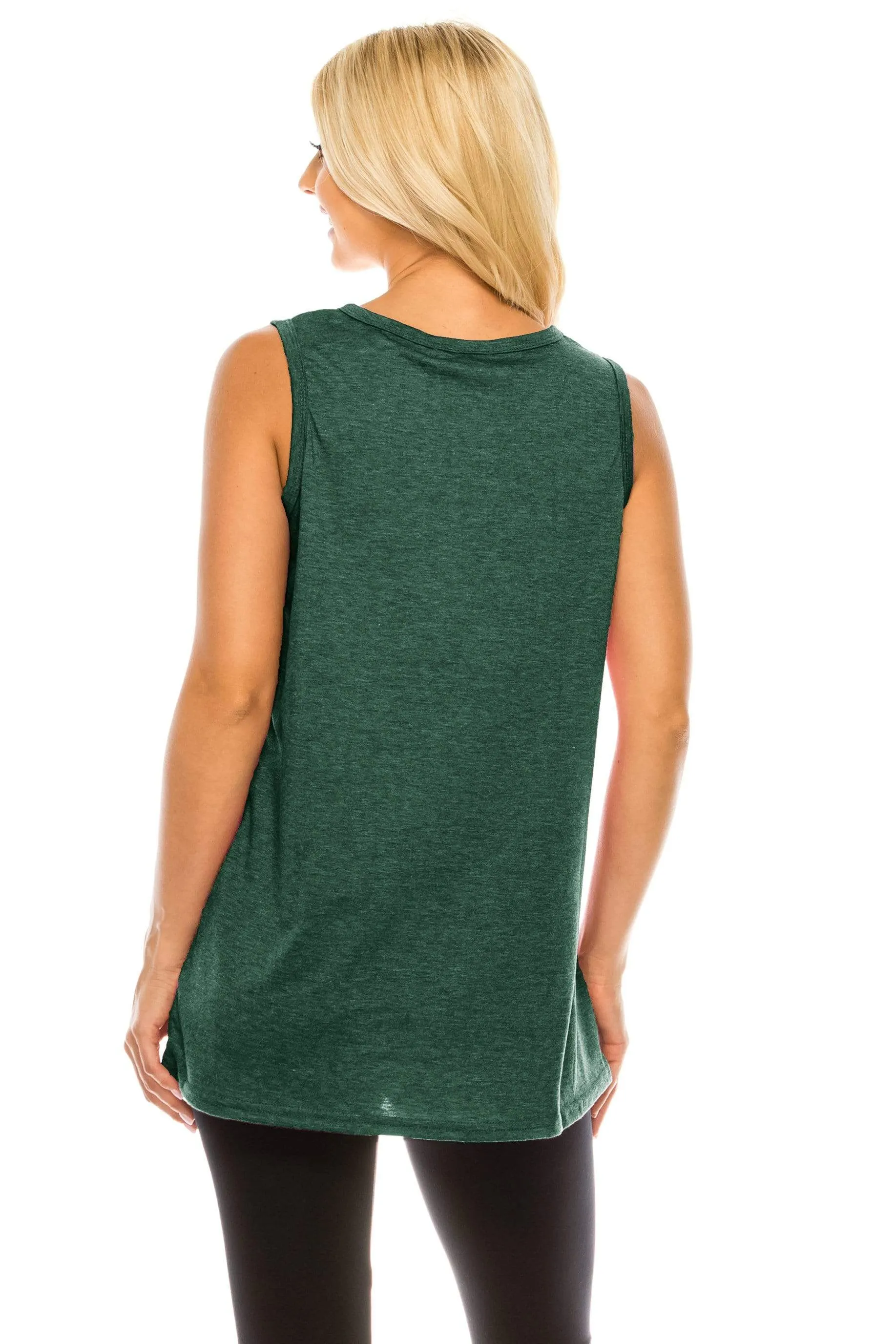 Haute Edition Women's Sunshine Loose Fit Tank top. Plus size available