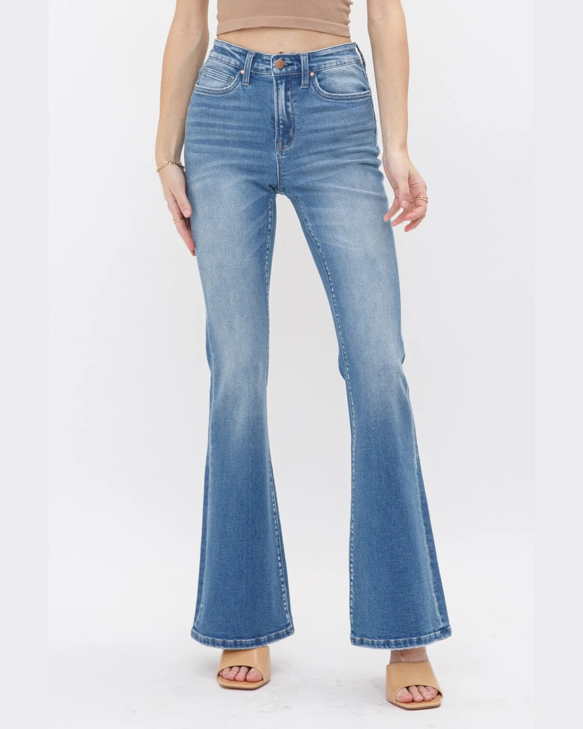 High Rise Flare Jeans