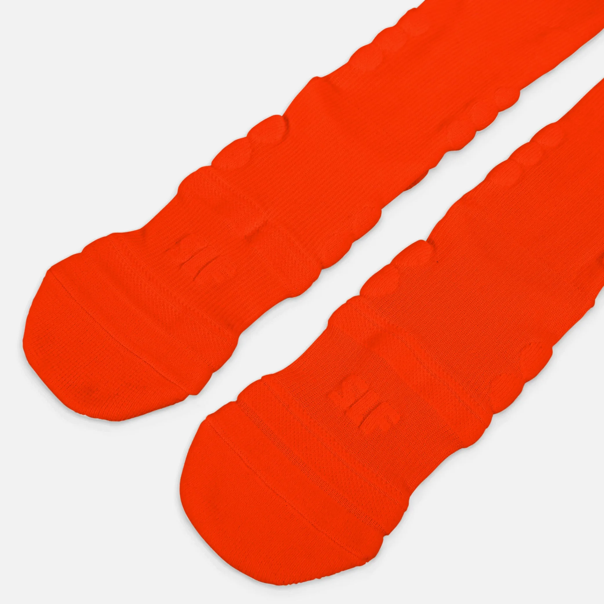 Hue Orange Football Padded Long Socks