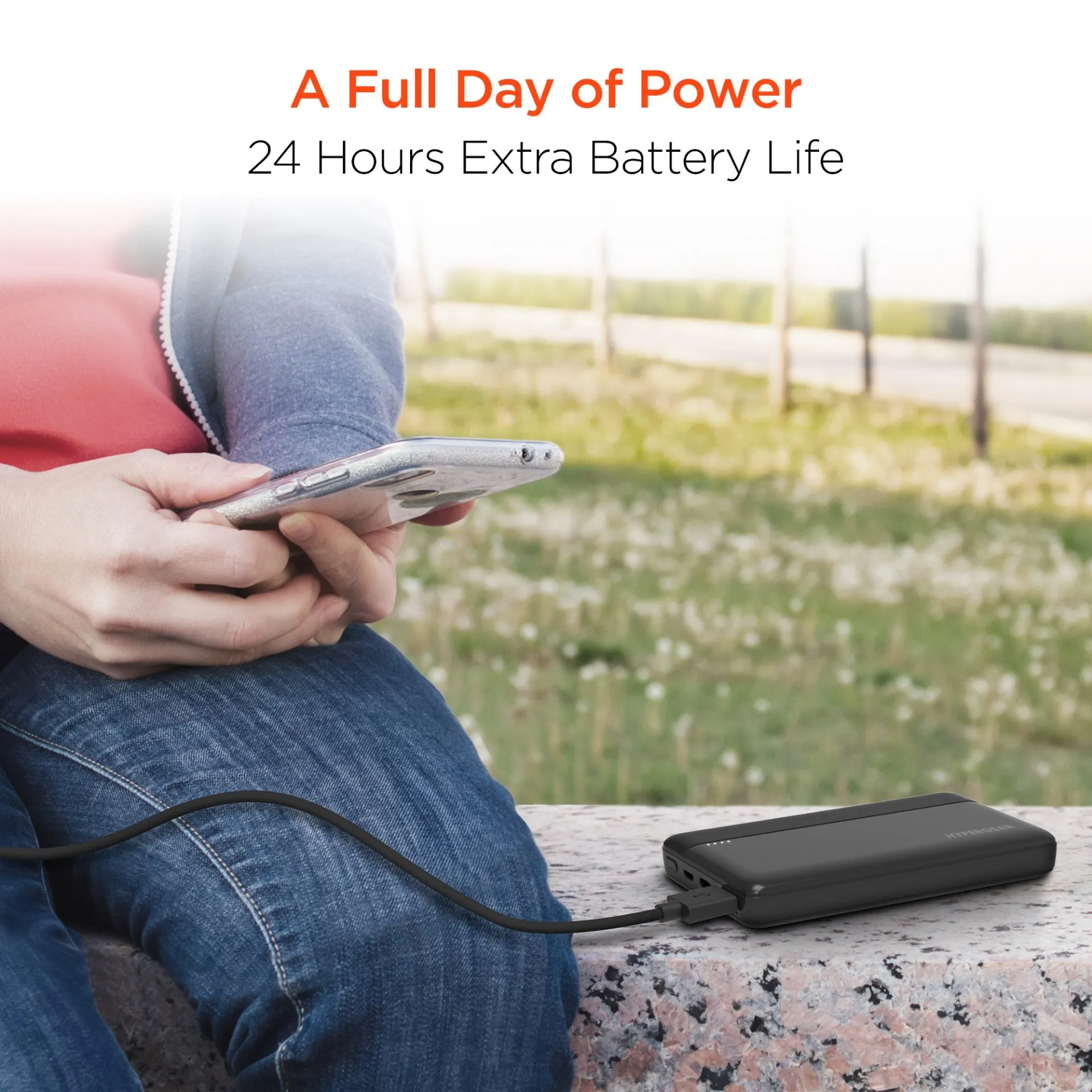 Hypergear 10000 mAh Power Bank - Black