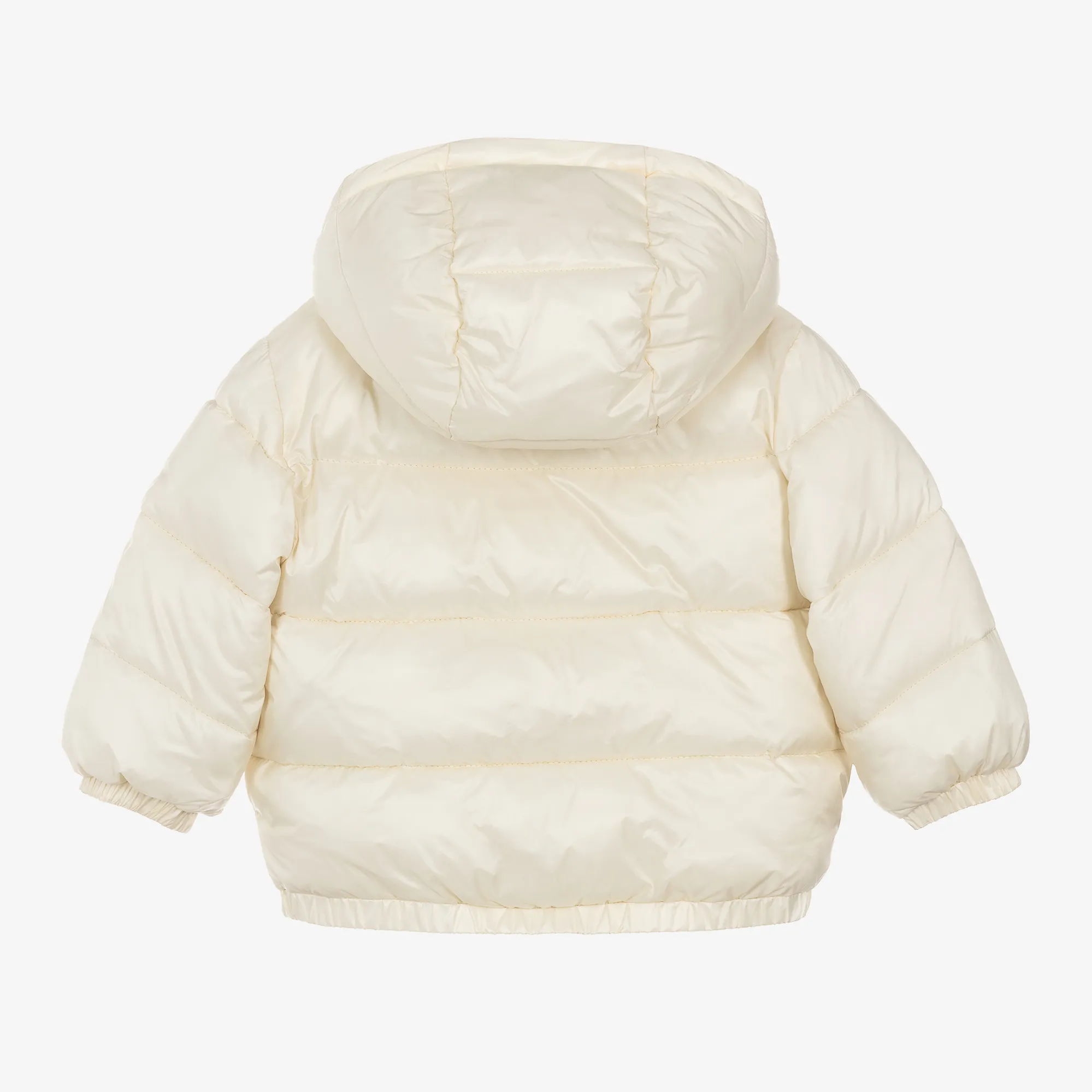 Ivory Hooded Puffer Jacket