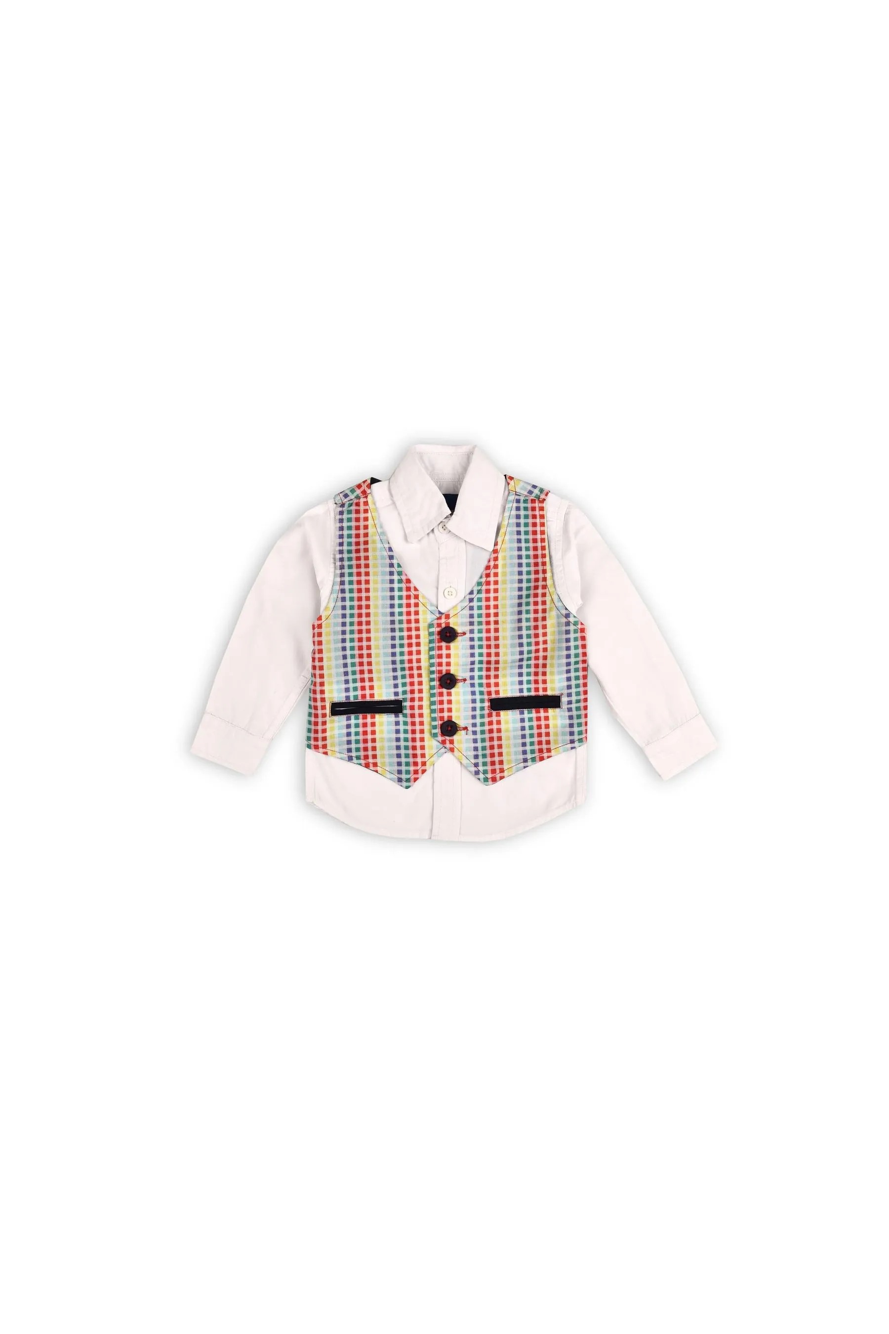 IXAMPLE Multi Colored Suit Vest Multicolor Boy Vests