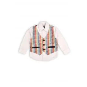 IXAMPLE Multi Colored Suit Vest Multicolor Boy Vests