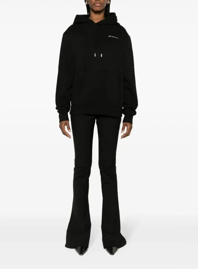 JACQUEMUS  |Unisex Street Style Long Sleeves Plain Cotton Oversized Logo