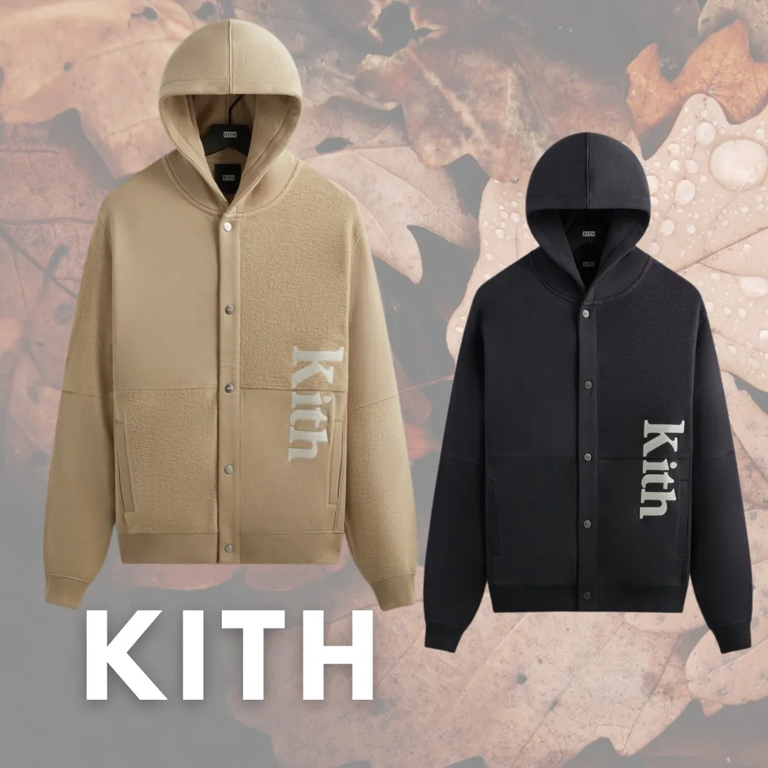 KITH NYC  |Button-down Street Style Long Sleeves Plain Cotton Logo