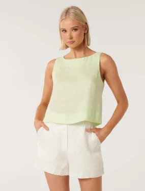 Laila Linen Tank Top