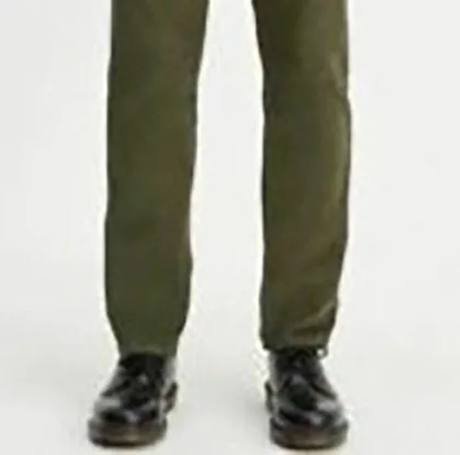 Levi's Men's 502 Taper Corduroy Pants Green Size 38X32