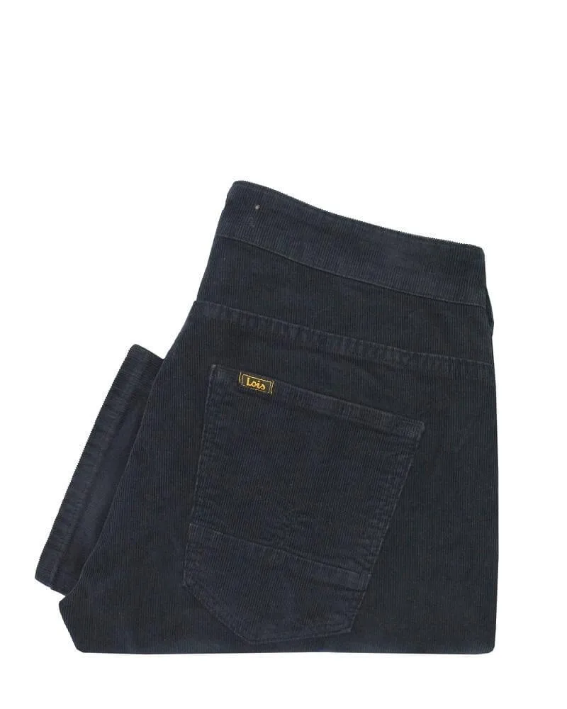 Lois Jeans SIERRA Needle Cord Jeans in Navy