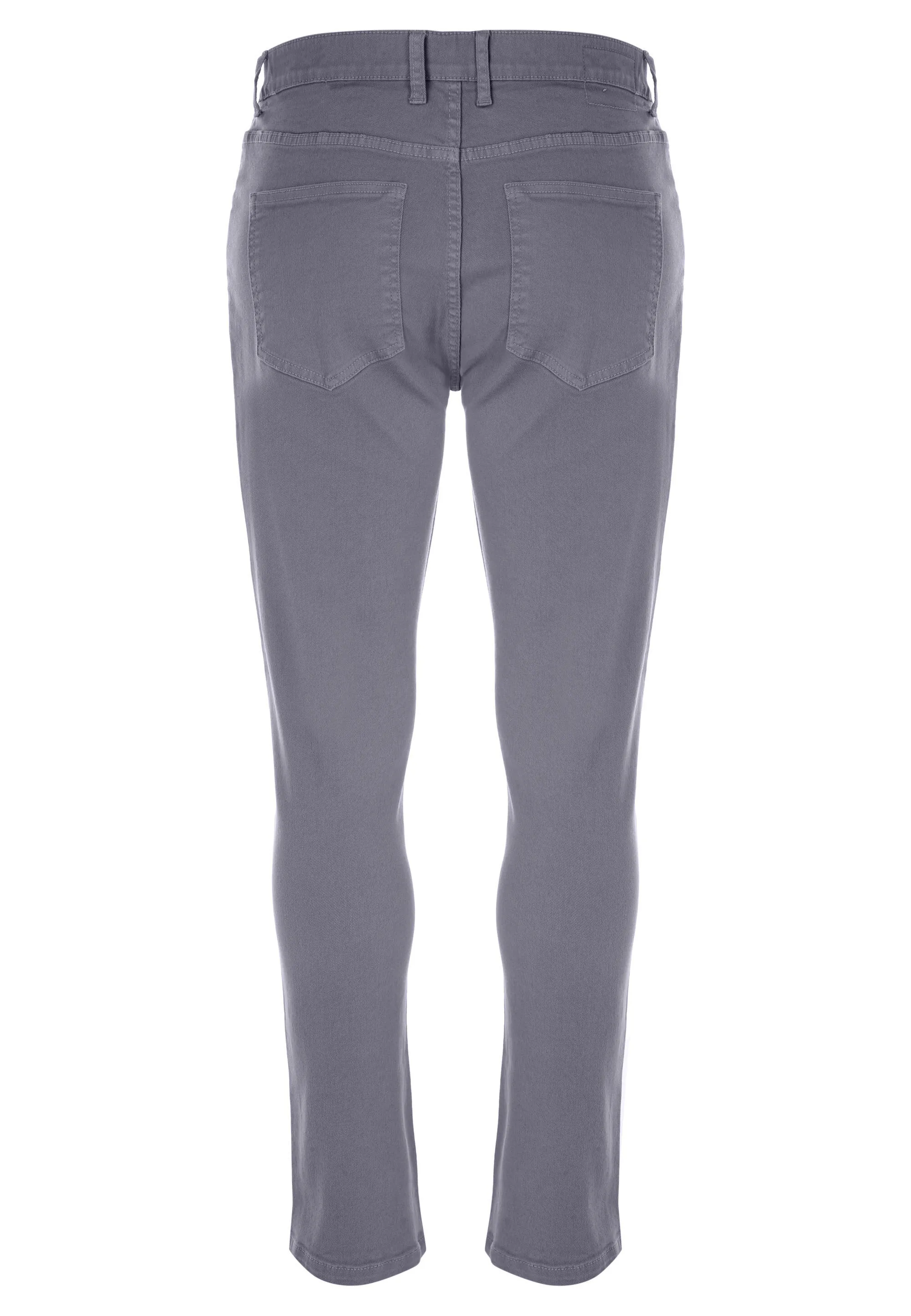 Mens Mid Blue Slim Trousers