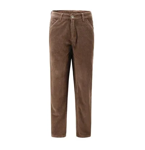 Men's Winter Corduroy Long Straight Loose Fit Hip Hop Casual Pants