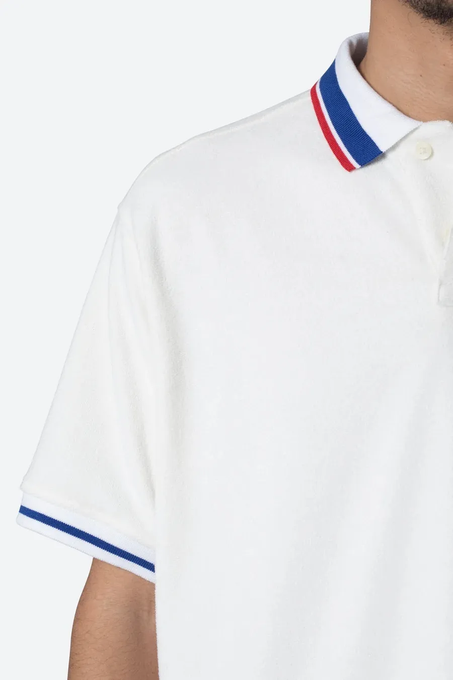 MNML  |Pullovers Button-down Street Style Plain Short Sleeves