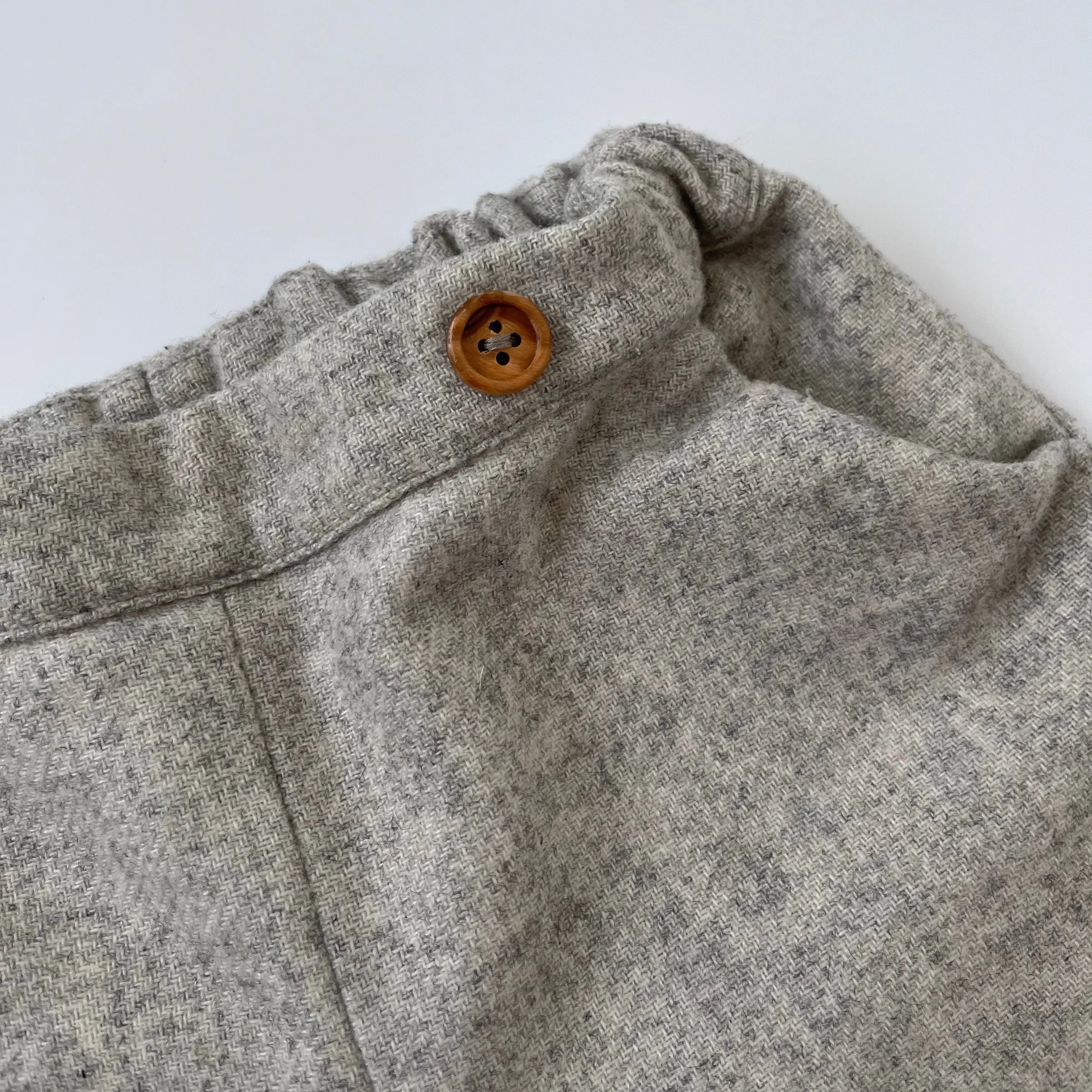 Nanos Grey Wool Shorts: 30 Months