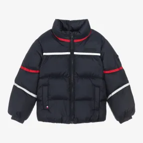 Navy Blue Puffer Jacket